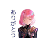 ロボ娘の進捗遅延★再見積り（個別スタンプ：3）