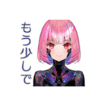 ロボ娘の進捗遅延★再見積り（個別スタンプ：10）