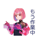 ロボ娘の進捗遅延★再見積り（個別スタンプ：13）