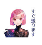 ロボ娘の進捗遅延★再見積り（個別スタンプ：33）