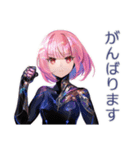 ロボ娘の進捗遅延★再見積り（個別スタンプ：38）