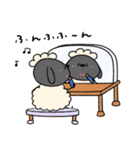 へんてこなひつじ カップルの会話（個別スタンプ：22）