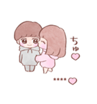 大好きな❤️へ送る「彼氏と彼女2」（個別スタンプ：6）