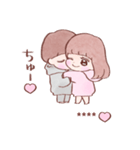 大好きな❤️へ送る「彼氏と彼女2」（個別スタンプ：7）