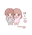 大好きな❤️へ送る「彼氏と彼女2」（個別スタンプ：9）