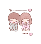 大好きな❤️へ送る「彼氏と彼女2」（個別スタンプ：17）