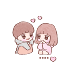 大好きな❤️へ送る「彼氏と彼女2」（個別スタンプ：21）