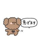 待ち合わせ連絡◎トイプードルさん #1（個別スタンプ：22）