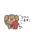待ち合わせ連絡◎トイプードルさん #1（個別スタンプ：30）