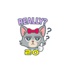 韓国語のネコちゃん（個別スタンプ：14）