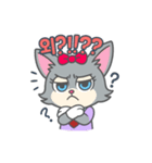 韓国語のネコちゃん（個別スタンプ：18）
