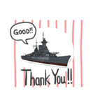 イージス艦LINEスタンプ（個別スタンプ：7）