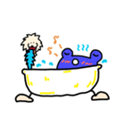 世界へはばたけ！カエルくん！（個別スタンプ：30）