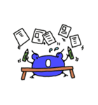 世界へはばたけ！カエルくん！（個別スタンプ：37）
