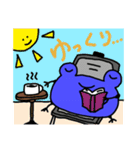 世界へはばたけ！カエルくん！（個別スタンプ：40）