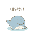 可愛い動物達 韓国語（個別スタンプ：22）
