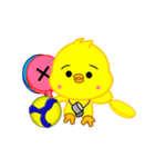 ひよこのバレーボール（個別スタンプ：39）