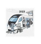 未来のLINE鉄道（個別スタンプ：14）