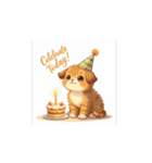 誕生日おめでとう！ねこスタンプ（個別スタンプ：6）