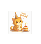 誕生日おめでとう！ねこスタンプ（個別スタンプ：10）