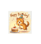 誕生日おめでとう！ねこスタンプ（個別スタンプ：11）
