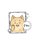アニメのようなモフ猫（個別スタンプ：3）