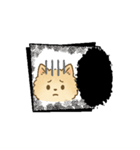 アニメのようなモフ猫（個別スタンプ：5）