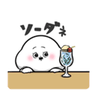 ぽっちゃりした白丸赤太郎(死語ダジャレ)（個別スタンプ：14）