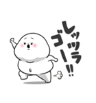 ぽっちゃりした白丸赤太郎(死語ダジャレ)（個別スタンプ：33）
