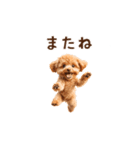 トイプードルゆるっと毎日アニメーション（個別スタンプ：23）