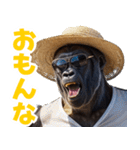 サングラスしたゴリラの夏【関西弁☆煽り】（個別スタンプ：17）