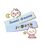 ❤️やさしさ伝わる付箋型スタンプ[ 英和 ]（個別スタンプ：18）