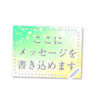 書き込める♥はがき型フレーム×でか文字改（個別スタンプ：2）