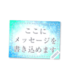 書き込める♥はがき型フレーム×でか文字改（個別スタンプ：15）