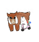 おもちこりーにょの「日常は愛⑦」（個別スタンプ：10）