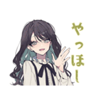 ボクっ娘リボン女子の推し活（個別スタンプ：2）
