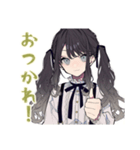 ボクっ娘リボン女子の推し活（個別スタンプ：3）