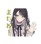 ボクっ娘リボン女子の推し活（個別スタンプ：8）
