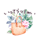 毎日使える ハワイ 敬語✿大人上品お花（個別スタンプ：21）