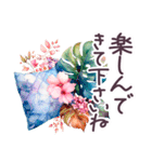 毎日使える ハワイ 敬語✿大人上品お花（個別スタンプ：23）