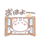 ふんわり＊うさりん【毎日】（個別スタンプ：5）