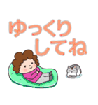 大きな文字で見やすい！かわいいお母さん（個別スタンプ：36）