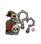 アンデッド動く⚰️骨ネクロマンサー（個別スタンプ：12）