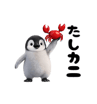 動く！ペンギン。（個別スタンプ：13）
