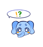 アクアエレファント（個別スタンプ：7）