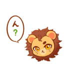 フェイスライオン（個別スタンプ：1）