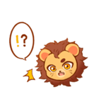フェイスライオン（個別スタンプ：3）