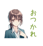 社畜ちゃんの毎日挨拶★（個別スタンプ：5）