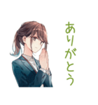 社畜ちゃんの毎日挨拶★（個別スタンプ：7）