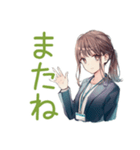 社畜ちゃんの毎日挨拶★（個別スタンプ：10）